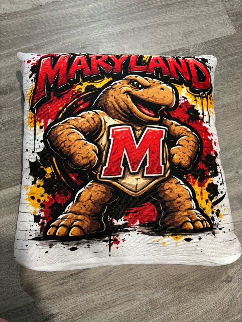University of Maryland throw pillow